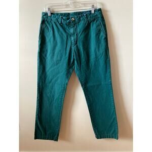 Vineyard Vines Garment Dyed Slim Fit Breaker Pants Green Size 32x32